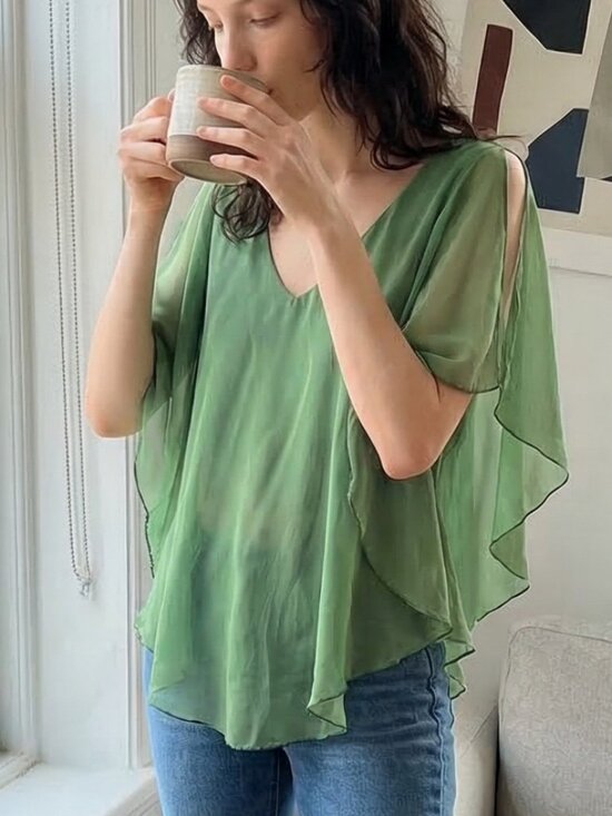 Studio 1940 Tops - Studio 1940 Vintage Flowy Silky Sage Green Sleeveless Light & Airy Blouse